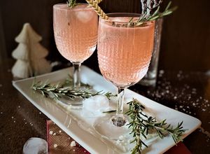 Une photo de Cocktail ou Mocktail au Pomelo