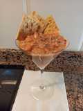 Coctel de camarones (gambas aquí en España)