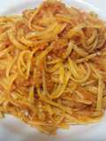 Spaghetti vegetarian Seitan Bolognese