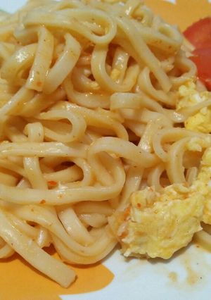 Foto resep Mie telor kuah tempoyak