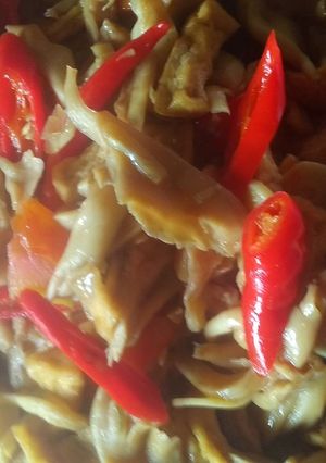 Foto resep Tumis jamur tiram+tahu
