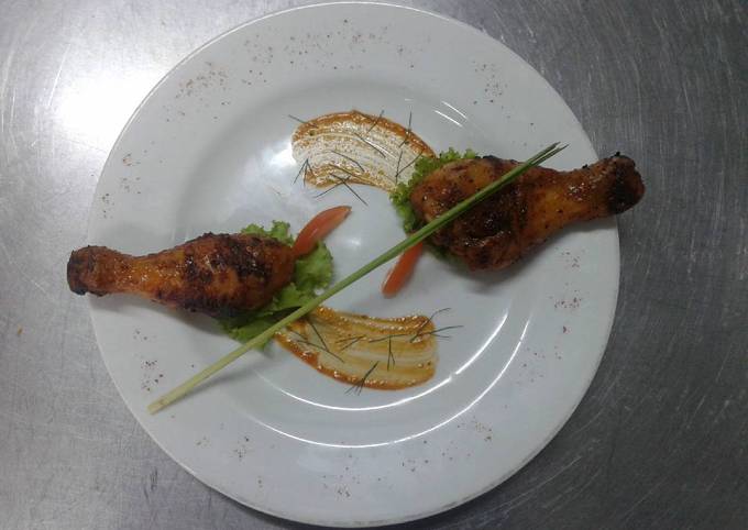 Spicy kelantanase barbecued chicken (ayam percik)-Malaysia