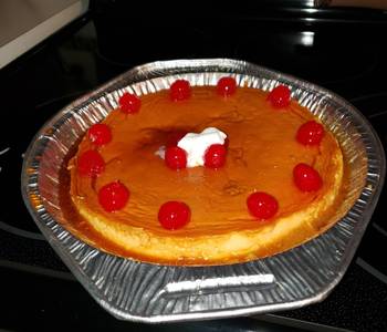 Without Fail Prepare Recipe Flan de queso cheese custard Delicious Steady