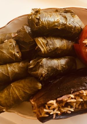 عکسی از دستور دلمه باقالی