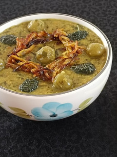 عکسی از دستور آش گوجه سبز