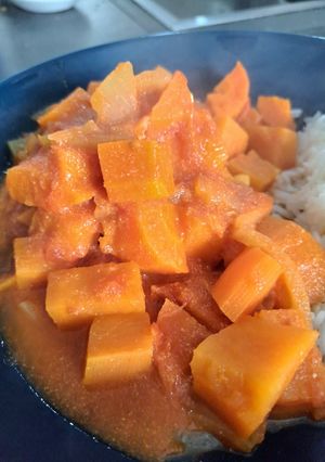 Une photo de Patate douce tikka massala
