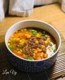 Nui lứt nấu tôm