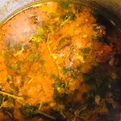 A picture of One pot kaju chicken.