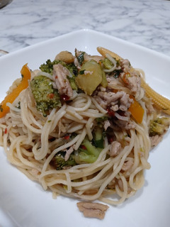A picture of Ground Pork Chow Mein.