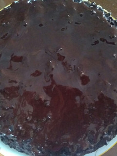 A picture of Eggless chocolate cake.