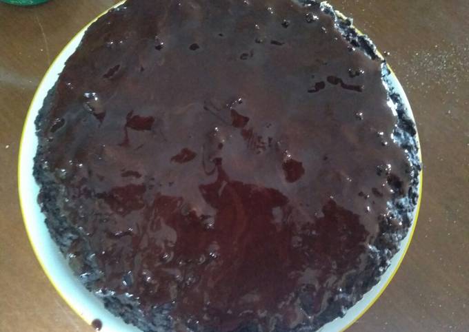 Eggless chocolate cake recipe main photo