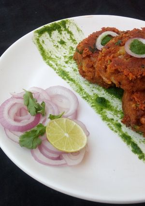 કાલે ચને કે વેજ શામી કબાબ રેસીપી મુખ્ય ફોટો