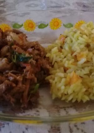 Una foto de Arroz a la mostaza 🍛