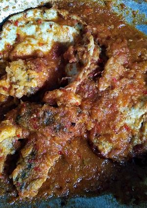Foto resep Bandeng telur ceplok asam pedas manis