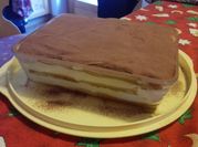 A picture of tiramisú con mascarpone