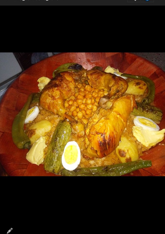 صورة لوصفة شخشوخة الظفر بمناسبة عاشوراء 🍜🍗