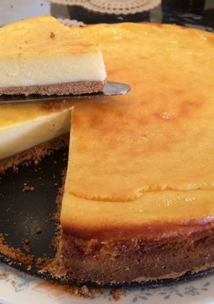 A picture of New York Cheese Cake.