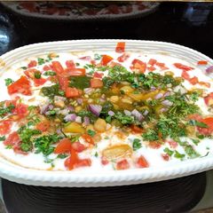 Chole Aloo ki Chaat A picture of Chole Aloo ki Chaat.
