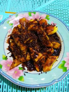 Foto resep Pisang Bakar Cokelat