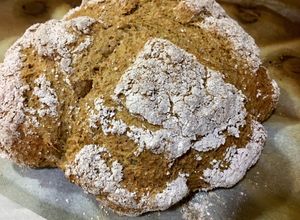 Foto principal de Pan de soda con harina de espelta- pan rápido sin levado-