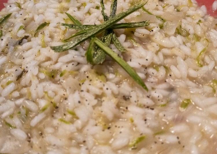 Recipe of Homemade Risotto zucchine e menta