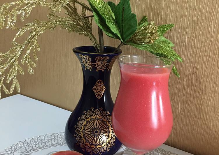 Cara olah Guava Smoothie  yang Menggugah Selera