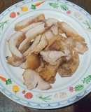 คอหมูปลาร้าย่าง - คีโต - หม้อทอดไร้น้ำมัน