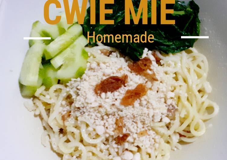 Cara Gampang Membuat Cwie Mie (Homemade) Praktis Anti Gagal