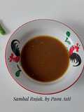 Sambal rujak Cocolan Cireng