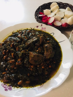 عکسی از دستور خورش (اسمشو بلد نیستم😂)