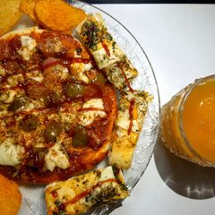 A picture of No Yeast Pizza🍕(Instant Pizza).