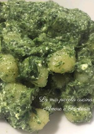 Foto di Chicche di patate con crema di spinaci e ricotta