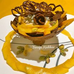 A picture of Mango coconut chia pudding.