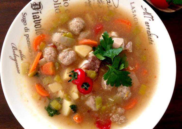 Resep: Sop Bakso-Iga-Tetelan-Sayur (reCook-Fitri Why Wahyuni) Untuk Pemula