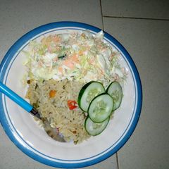 A picture of Jollof rice.
