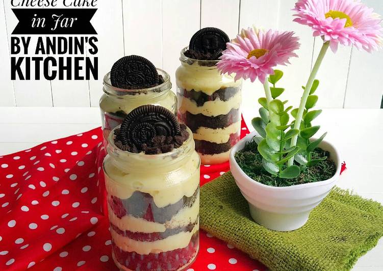 Resep Cheese Cake in Jar oleh Andin's Kitchen - Cookpad