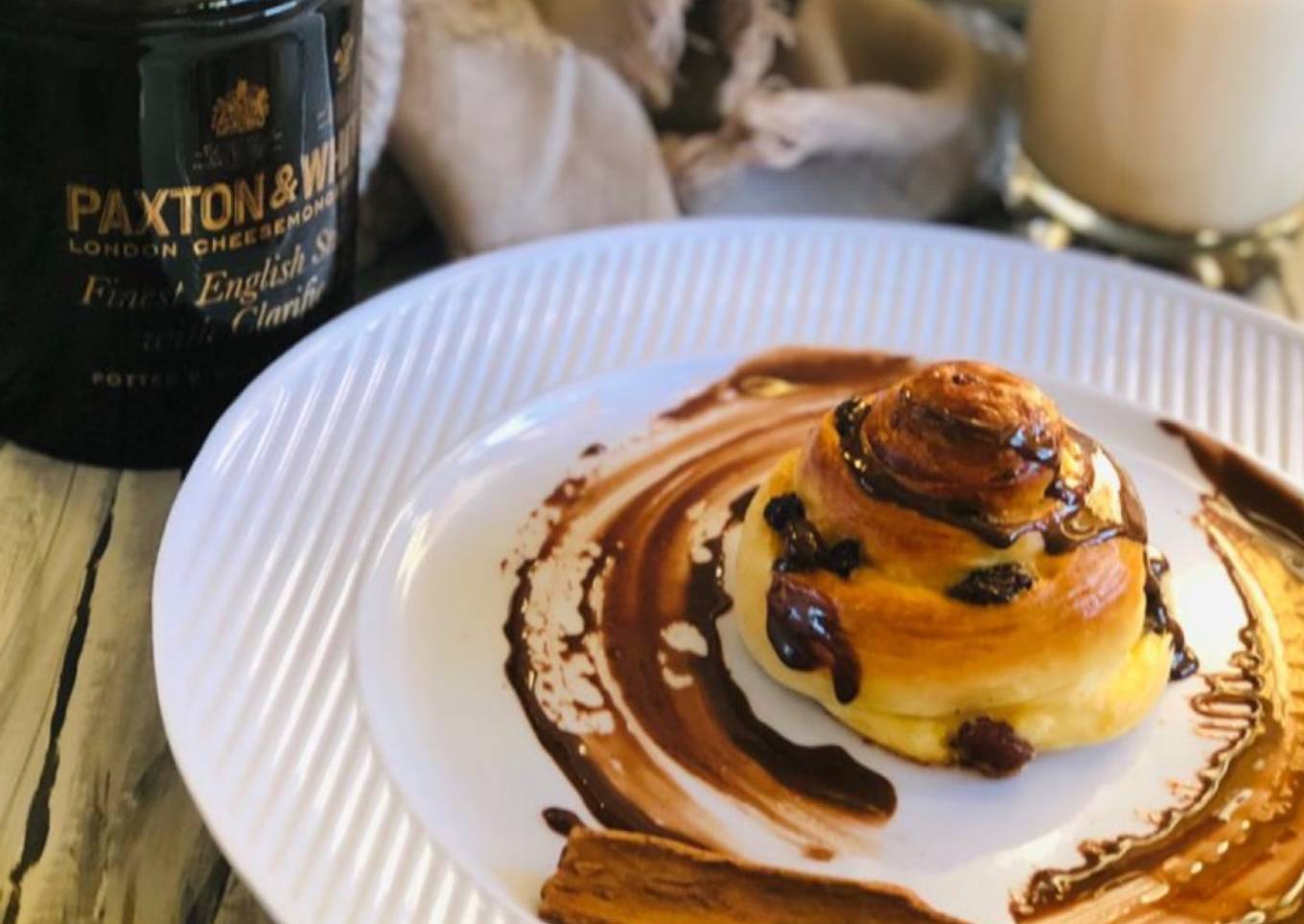 Whosayna’s Danish Cinnabon Rolls topped with Coffee Creame