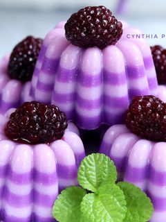 Foto resep Lapis beras taro