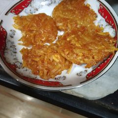 A picture of Hash brown potatoes.