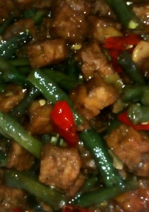 Foto resep Tumis Tempe Kacang Panjang