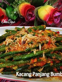 Foto resep Kacang panjang bumbu kuning