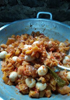Foto resep Sambel goreng kentang