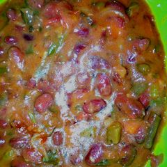 A picture of Beans with French beans & coconut #localfoodcontest_Nairobi_East.
