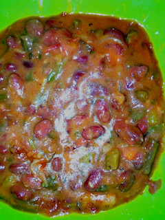 A picture of Beans with French beans & coconut #localfoodcontest_Nairobi_East.