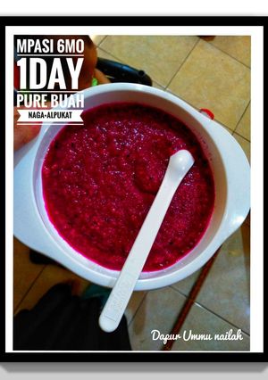 Foto resep Pure apukat naga