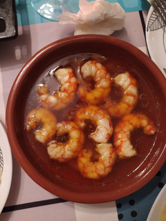 Una foto de Gambas al ajillo