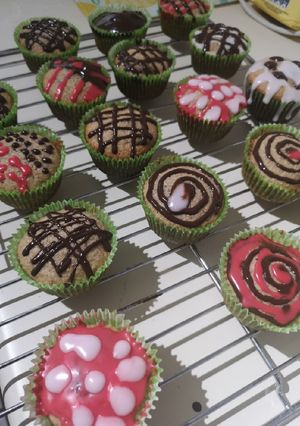 Una foto de Cupcake integrales con chocolate