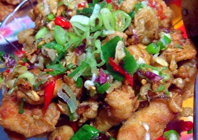 Resep Ayam Cabai Garam oleh Iin wardoyo - Cookpad