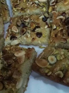 صورة لوصفة هريسه بالمكسرات