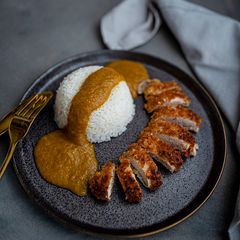 A picture of Delicious Chicken Katsu Curry 🇯🇵.